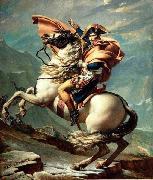 Jacques-Louis David Napoleon at the Saint Bernard Pass France oil painting artist